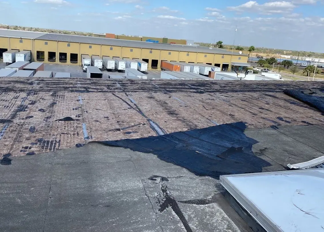 Wind Damage Roof Repair in Sherman, TX