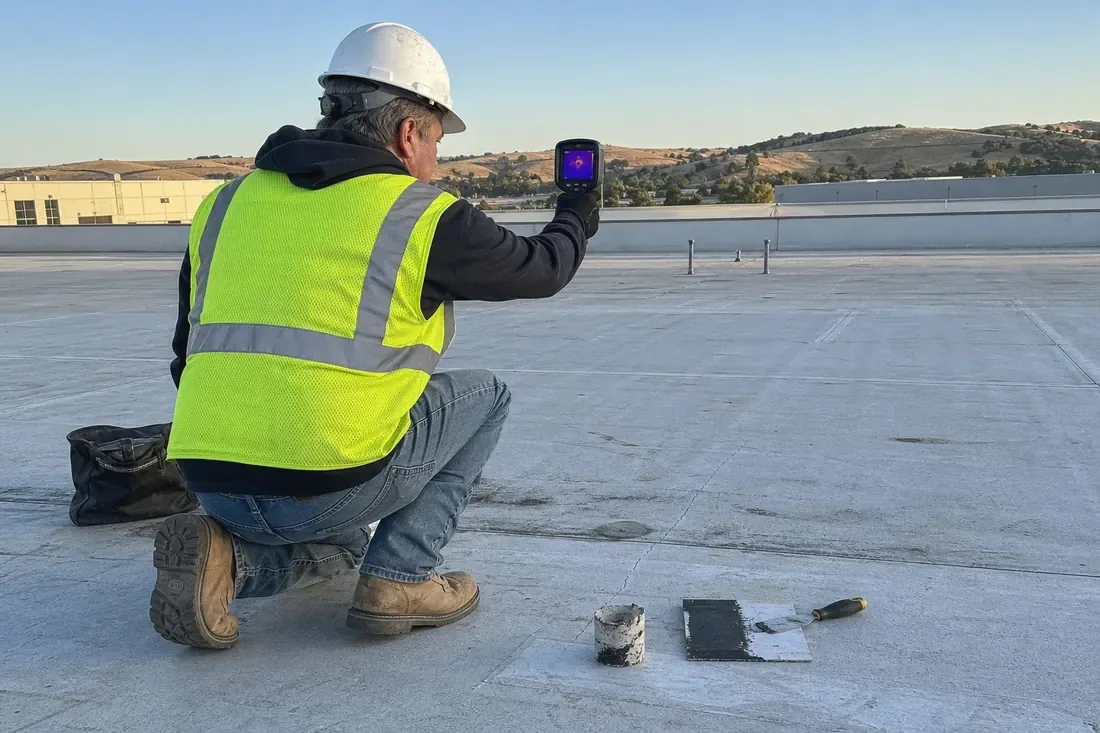 Commercial Roof Inspection in Sherman, TX