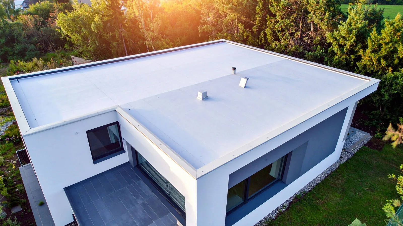 Drone Roof Inspection in Sherman, TX